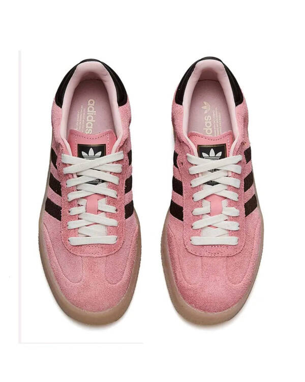 Tênis adidas Sambae Feminino Rosa-Preto - Imagem 4