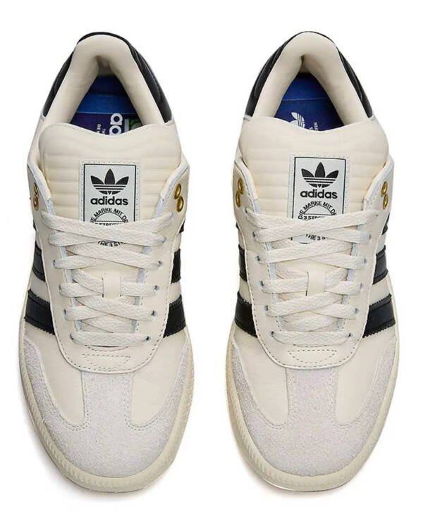Tênis adidas Samba Xlg Unissex Branco-Preto - Imagem 4