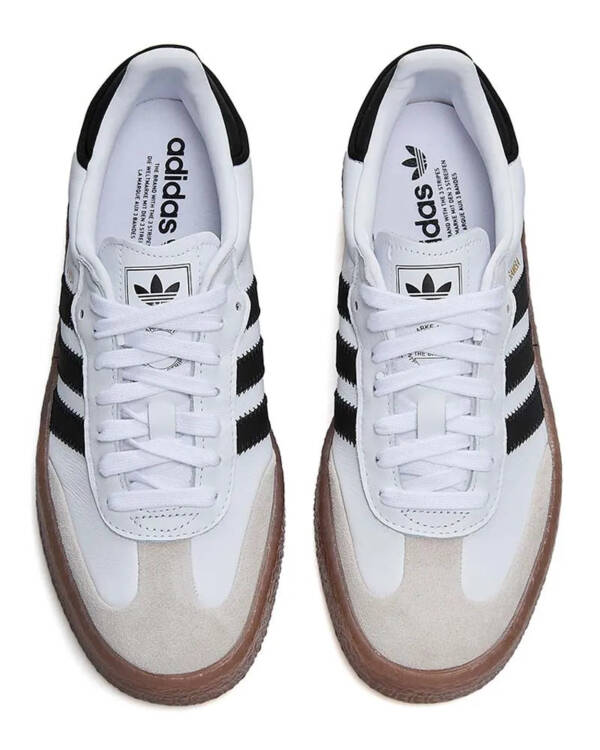 Tênis adidas Sambae Feminino Branco-Preto - Imagem 3
