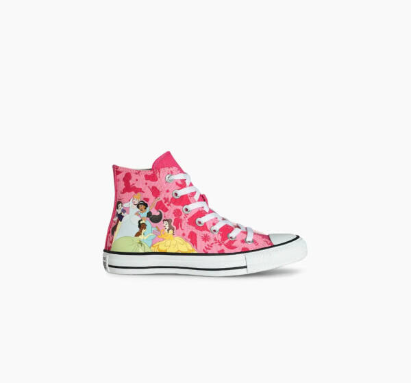 Tênis All Star: Chuck Taylor All Star Disney Princesa Cano Alto Rosa