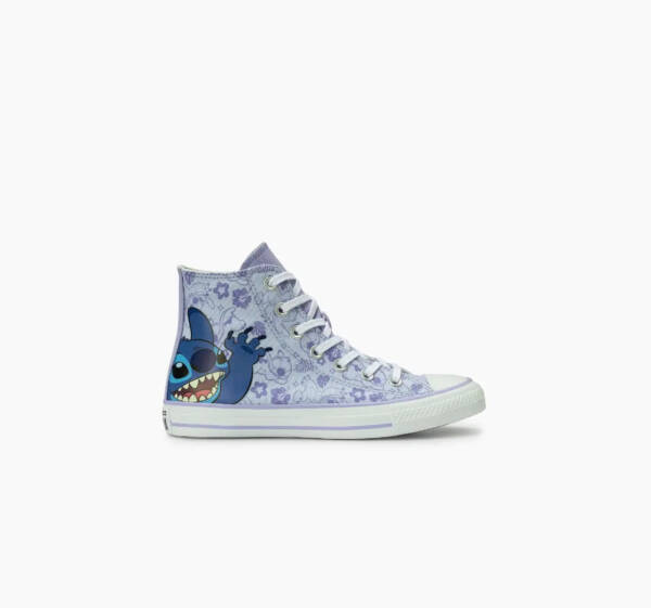 Tênis All Star: Converse X Disney Stitch Chuck Taylor All Star Cano Alto Azul 2