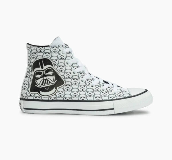 Tênis All Star: Converse X Star Wars Chuck Taylor All Star Cano Alto Branco