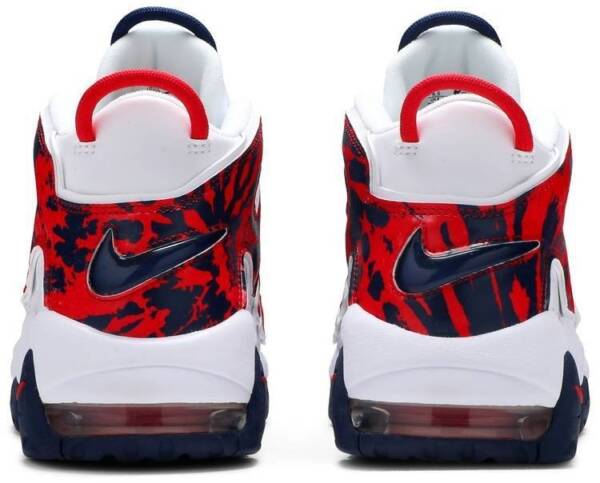 Tênis Nike Air More Uptempo 'Red Navy Camo' - Imagem 4
